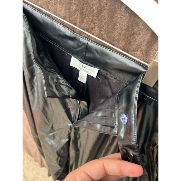 Halston Black Ankle Length Straight Leg Pants Woman’s Size XL NEW MSRP $89 - Picture 9 of 16